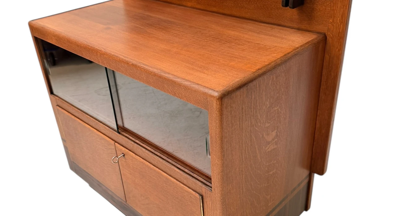 Modernist Art Deco Cabinet by Anton Lucas for N.V. Meubelkunst Leiden, 1920s